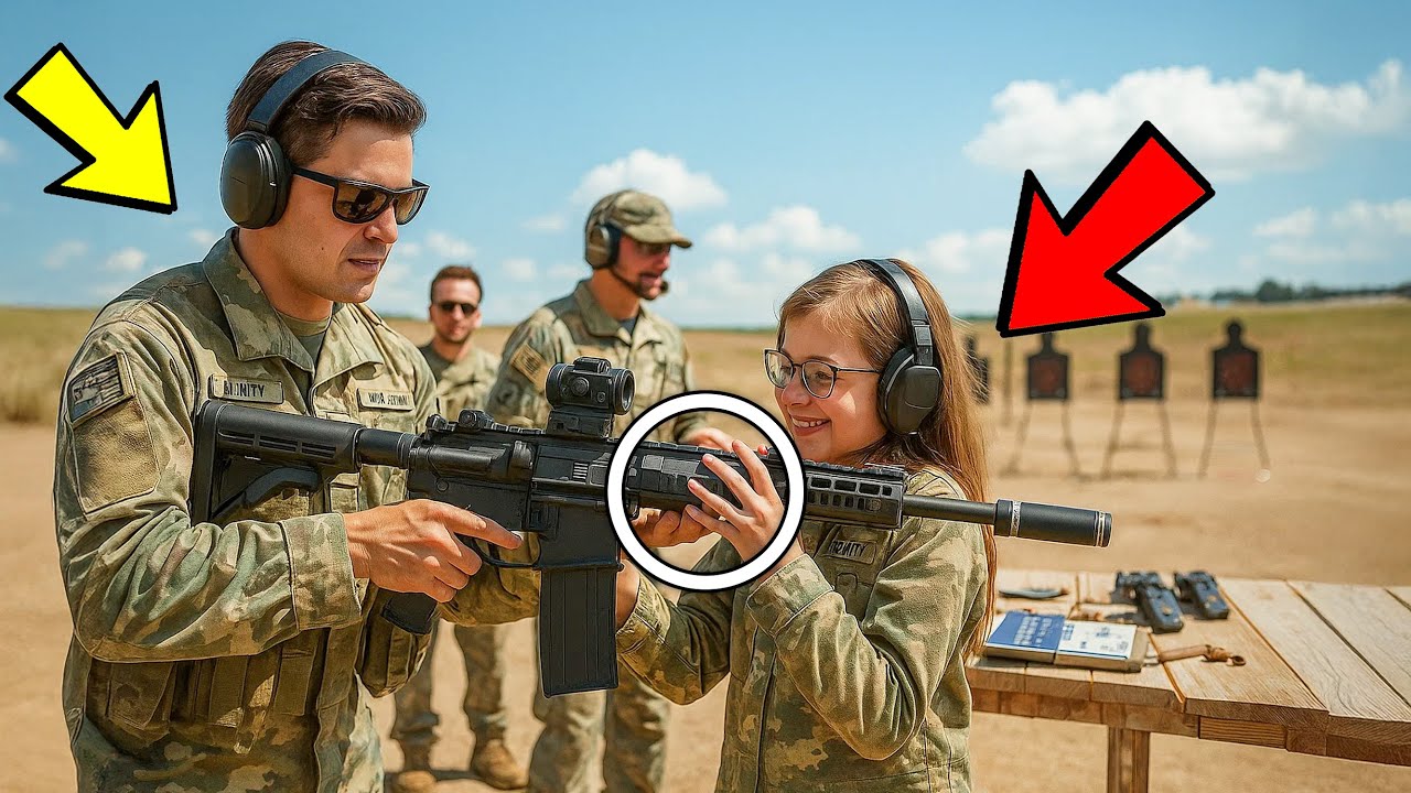 Une fillette changeait juste les cibles — jusqu’à ce qu’un SEAL lui tende son fusil pour rire