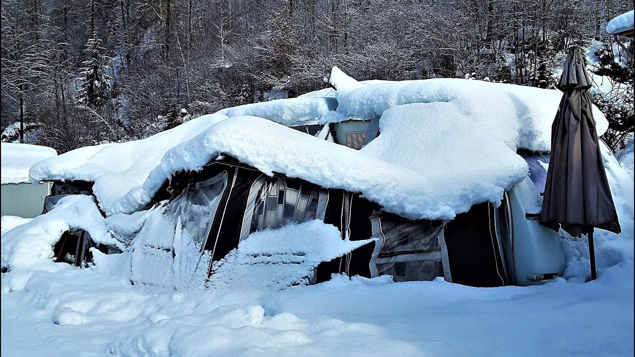 Schneechaos 2019 - Wie geht es meinem Wohnwagen/Wohnmobil im Zillertal? - 15.01.2019