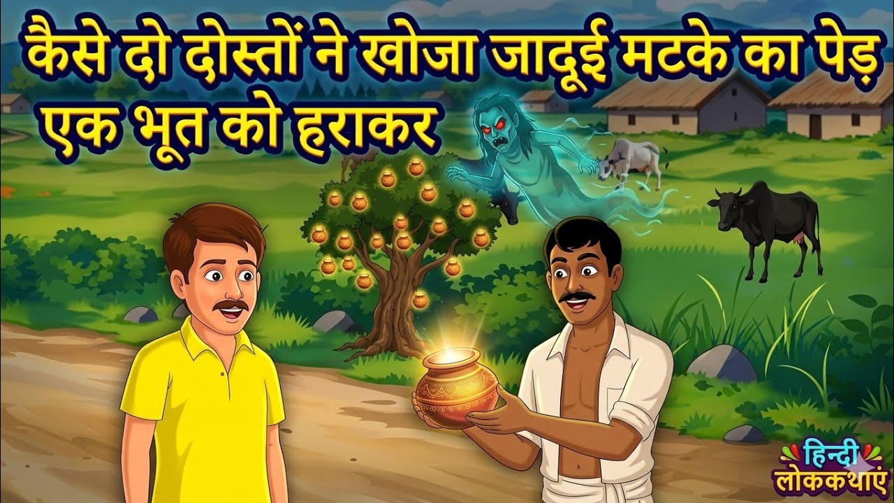 जादुई मटका || jaadui matka || cartoon adda || hindi cartoon moral stories 