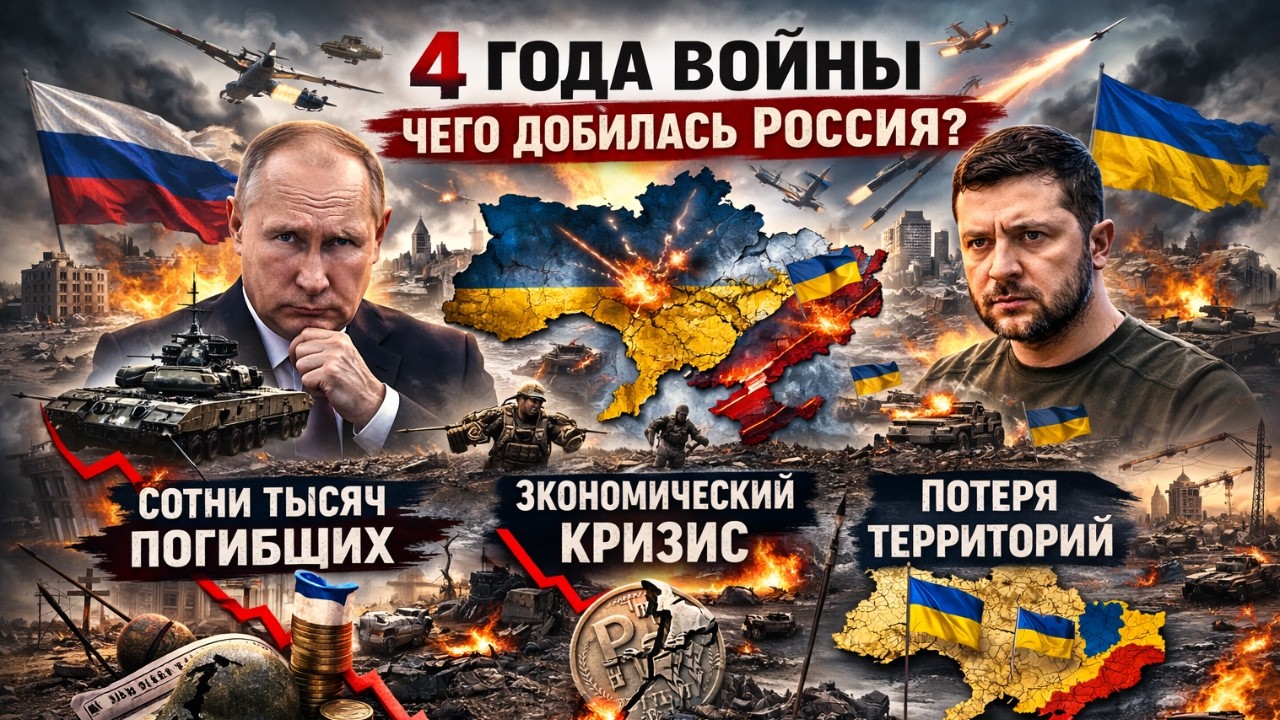 4 года войны - чего добилась Россия?