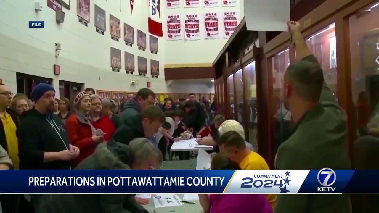 Preparations in Pottawattamie County for 2024 Iowa Caucus