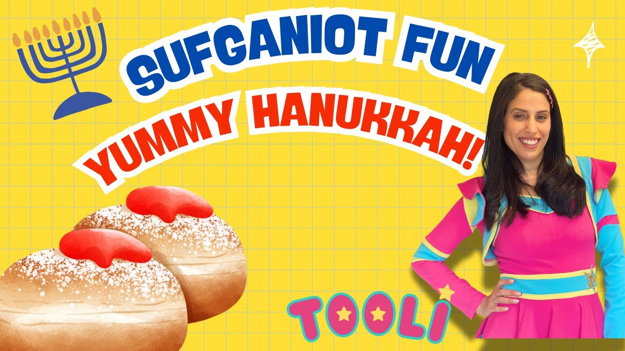 Hanukkah Donut Fun! 🍩🕎 Making Sufganiyot + Holiday Songs with Tooli | פרק חנוכה מיוחד