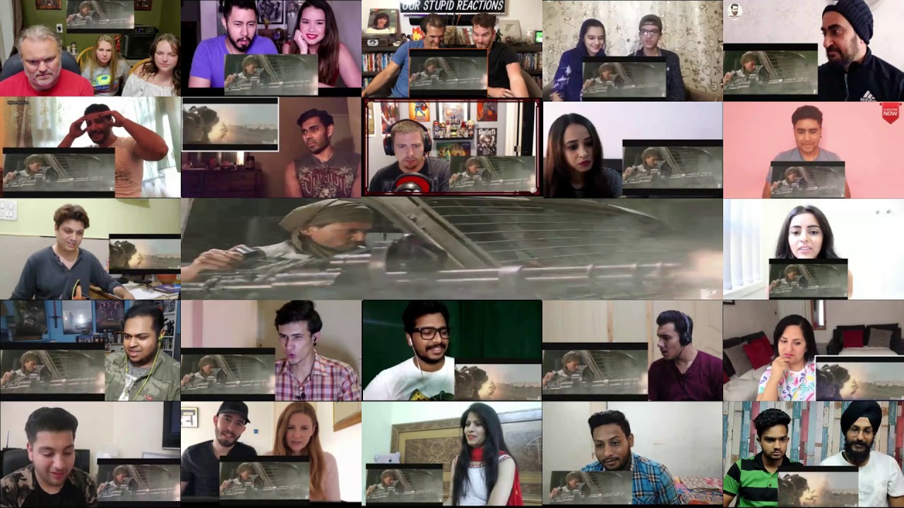 War Teaser reaction mashup