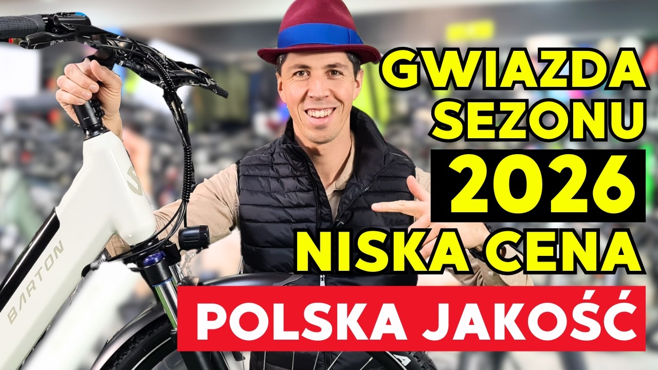 HIT na 2026! Super Rower Elektryczny za 4799 zł Barton E-Smart 2.0