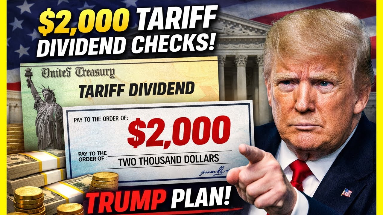 $2,000 Tariff Dividend Checks To Millions & Trumps Backup Plan