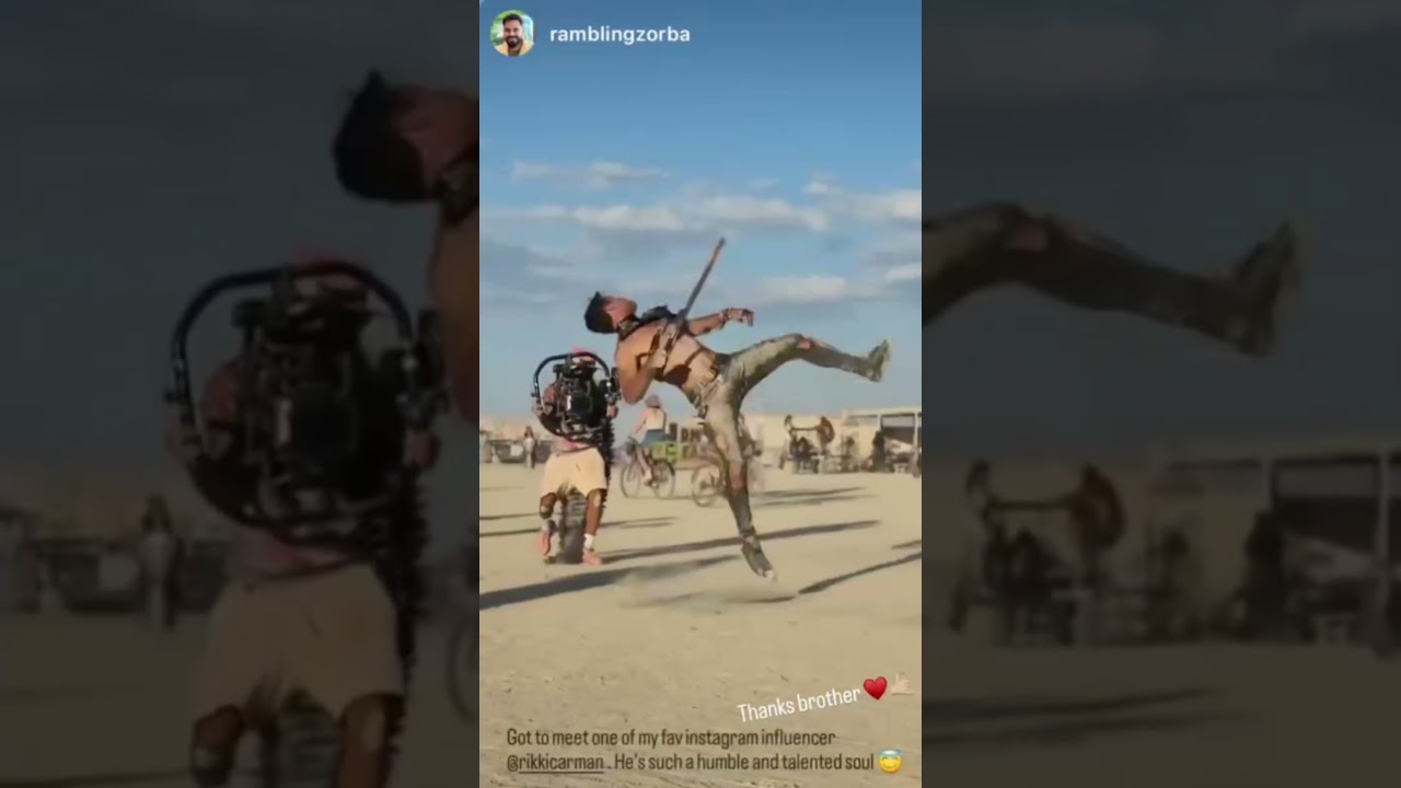 Submission for Cirque du Soleil O as a Fire Performer.