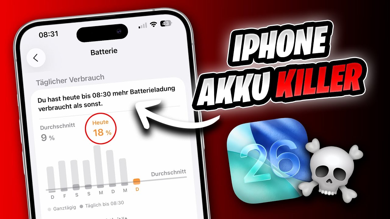 iOS 26 Akku schnell leer? 🪫 Mach DAS!
