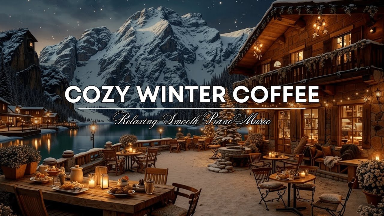 Расслабляющая джазовая фортепианная музыка для учебы и отдыха 🌨️☕