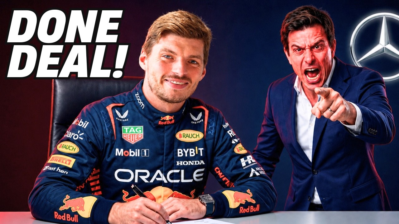 BREAKING: Max Forever Red Bull &mdash; Toto Wolff Furious, Sainz Trapped, Driver Market Collapsed