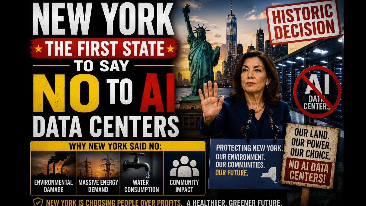 New York The First State to Say No More AI Data Centers