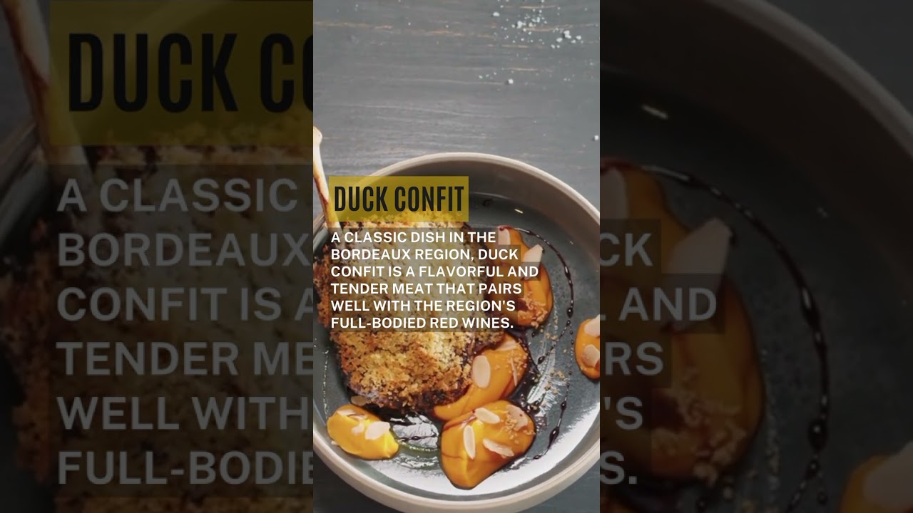 Bordeaux Food & Wine Pairings #shorts #ytshorts #food