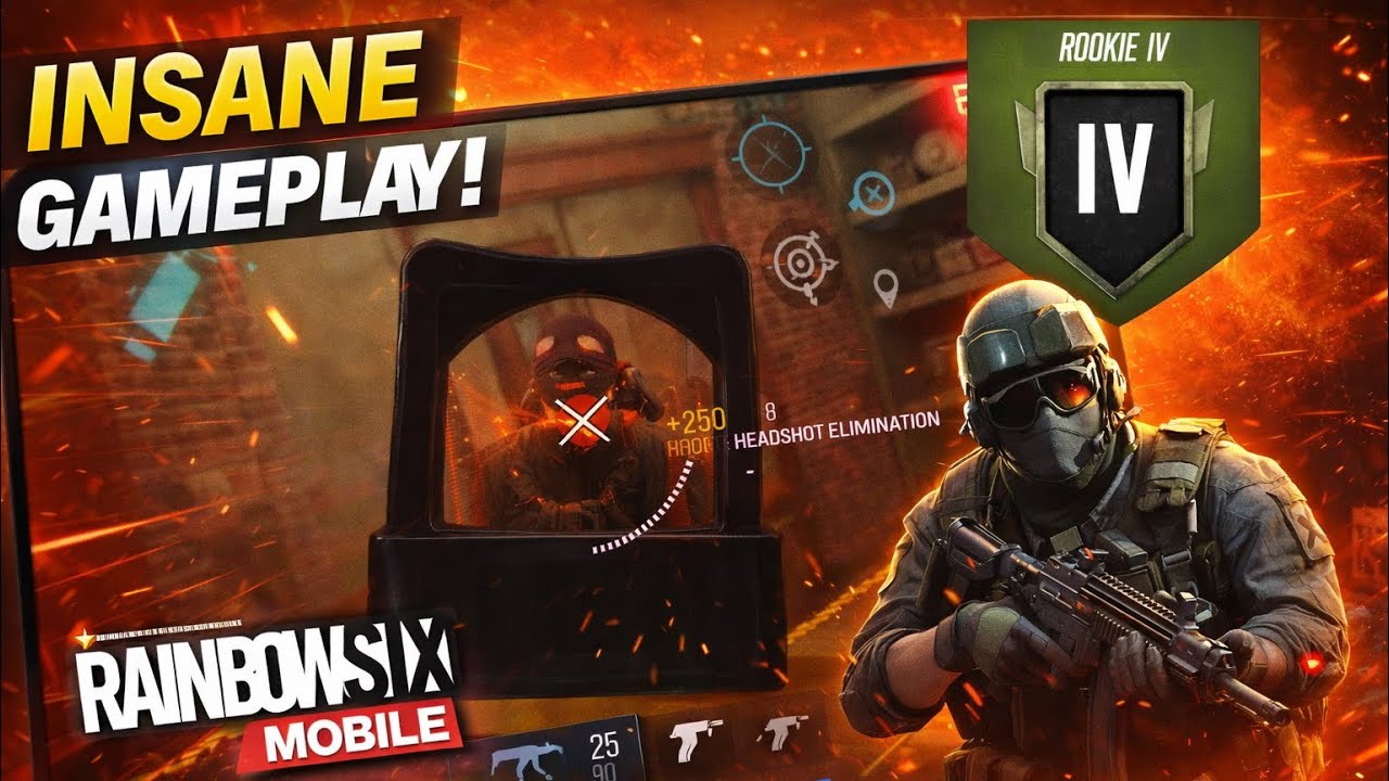 My Rainbow Six Mobile Debut – INSANE 1v4 Clutch! 💥