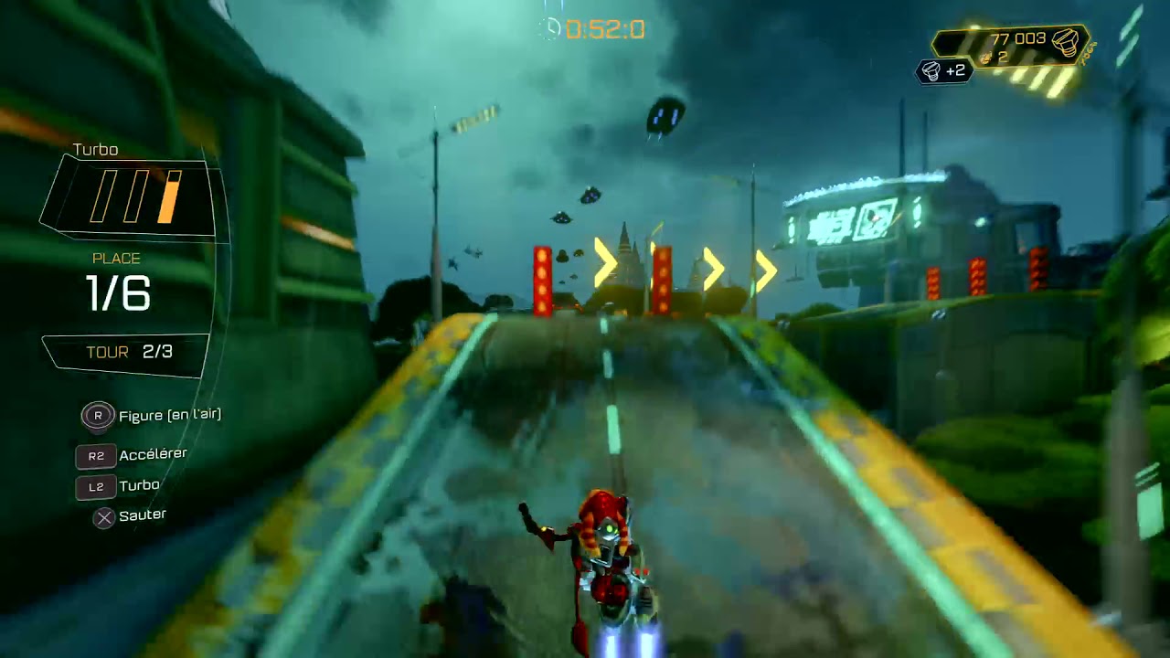 Ratchet & Clank : remporter la course d'hoverboard sur Rilgar en moins de 1 min 35 sec