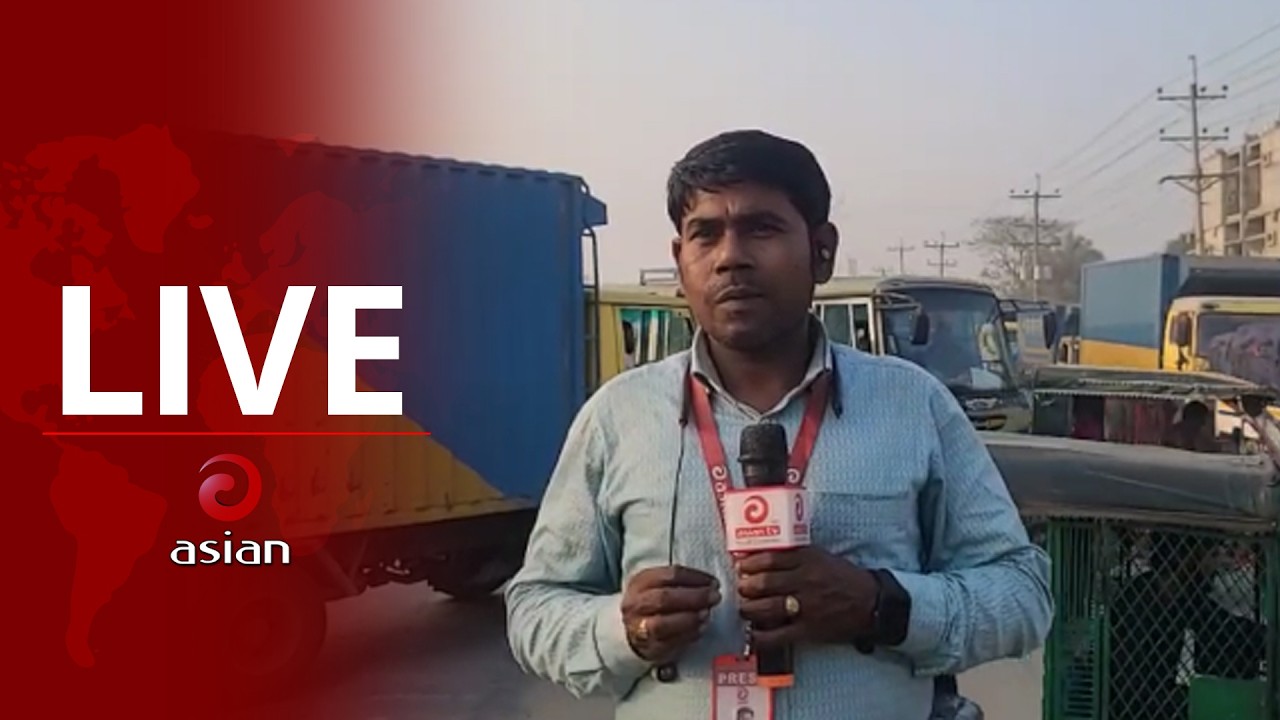 শ্রীপুরে জ্বালানি নিতে পাম্পে গাড়ির দীর্ঘ সারি, মহাসড়কে তীব্র যানজট..