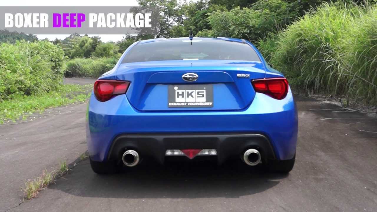 SUBARU BRZ BOXER SOUND EXHAUST SYSTEM LIGHT DEEP Package
