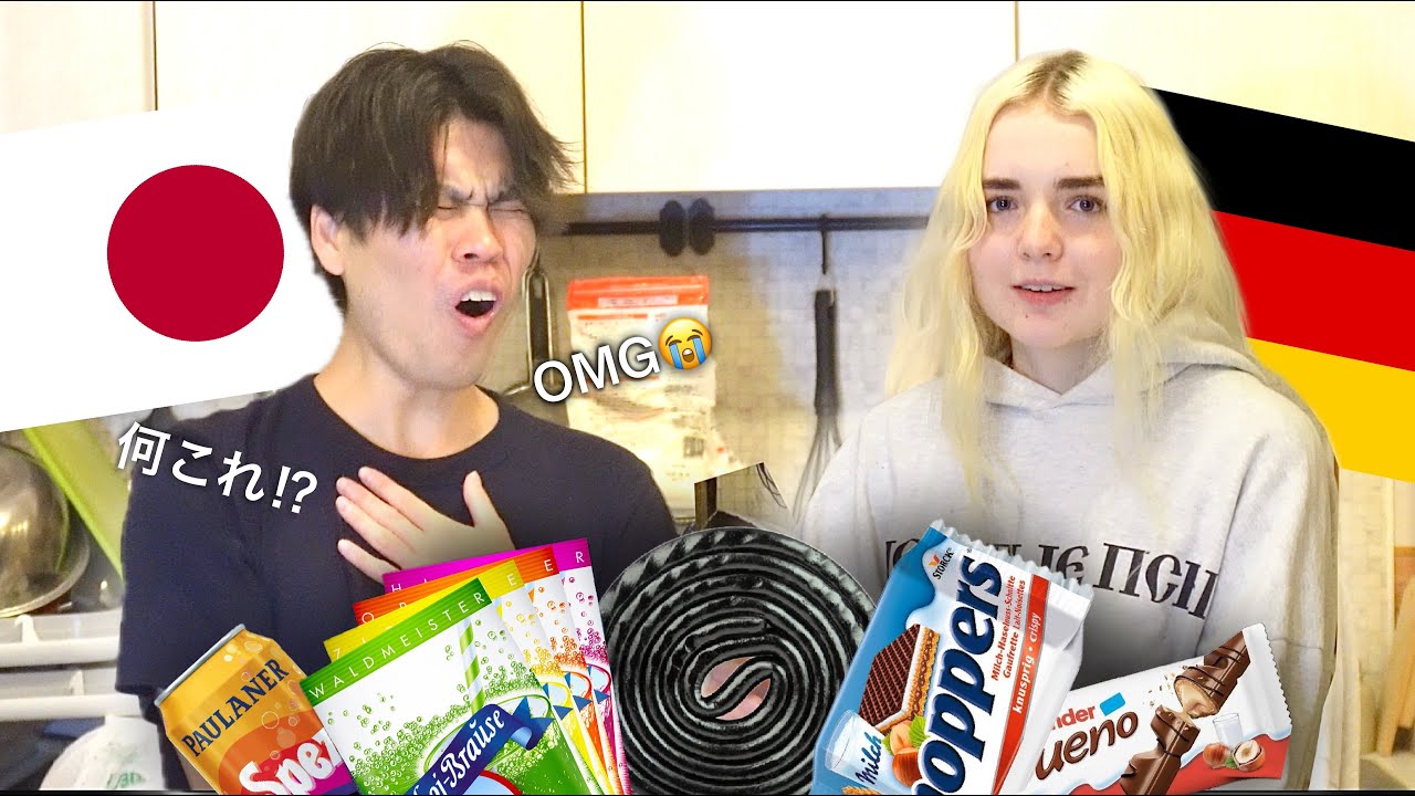 JAPANESE tries GERMAN snacks for the first time @バカイト【Bakaito】