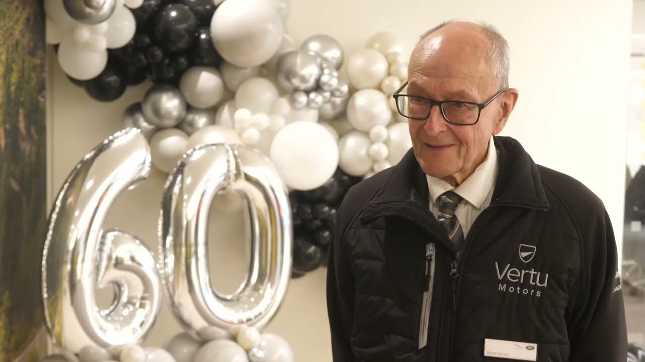 Longest serving employee celebrates 60 years with Land Rover dealership