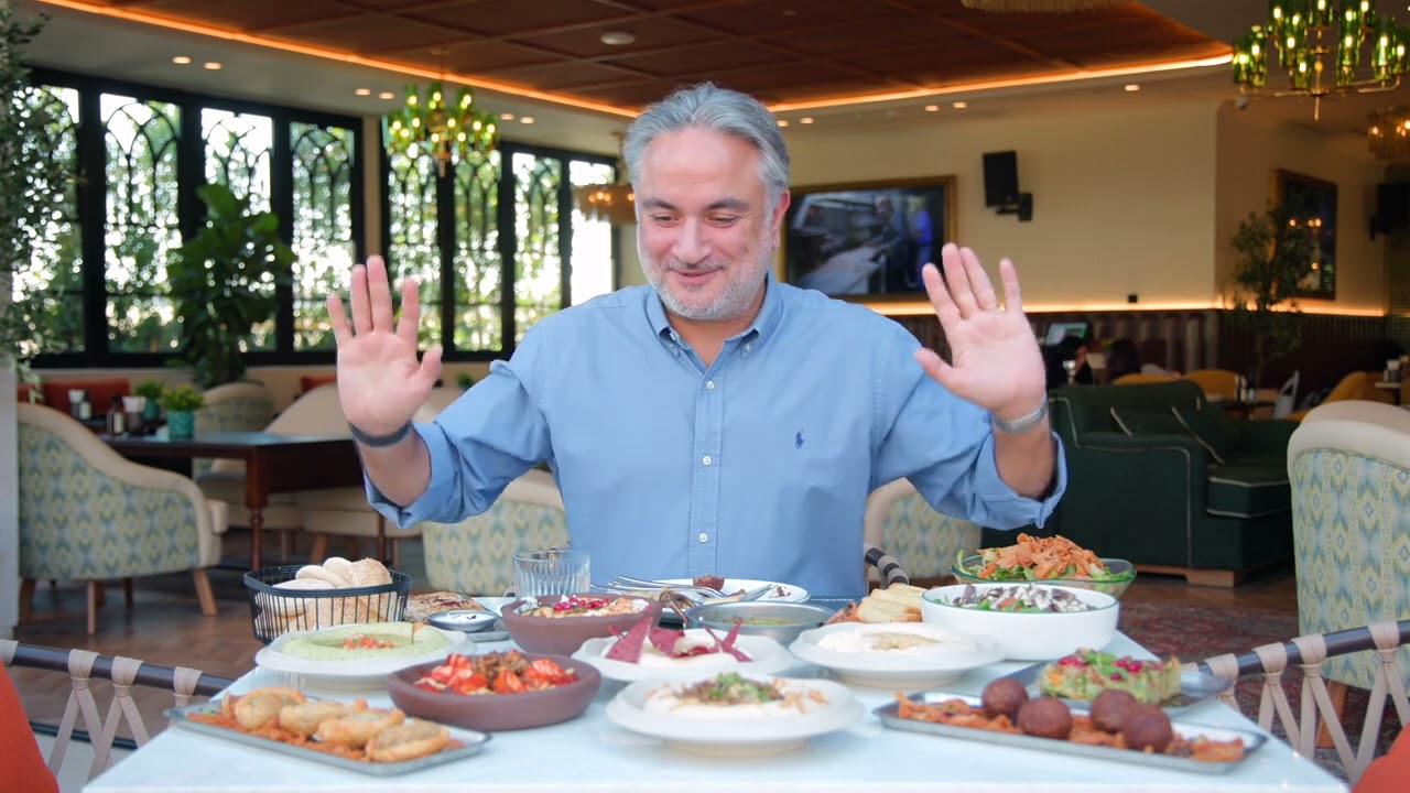 Lunch and Dessert at Manaret Beirut, A Beautiful Lebanese Restaurant in Motor City. Ep. 4