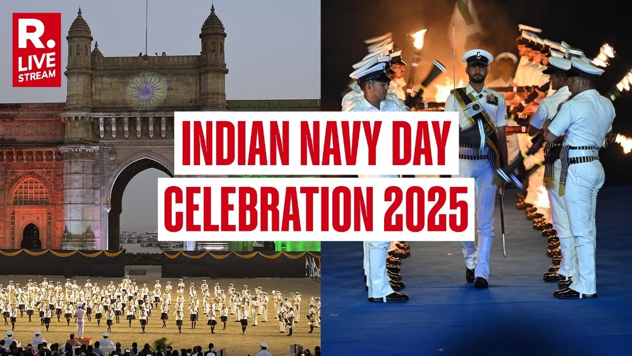 Navy Day Celebration LIVE: Indian Navy Hosts Beating Retreat & Tattoo Ceremony At Gateway Of India
