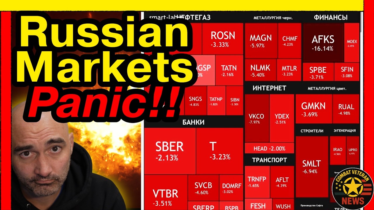 Russia's Market TANKS Thanks To Ukrainian Drones!