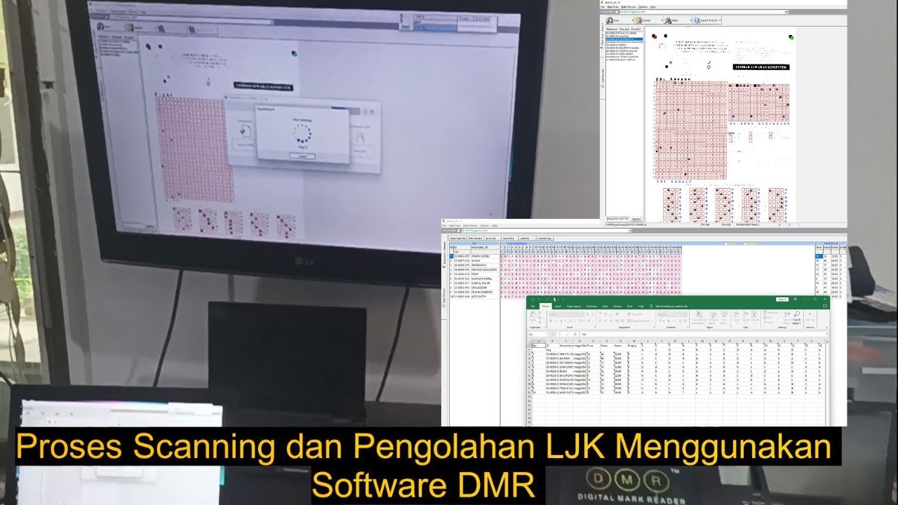 Scanning Dan Pengolahan  LJK Menggunakan Software DMR (Bisa Untuk MMPI)#periksaujian #softwareLJK