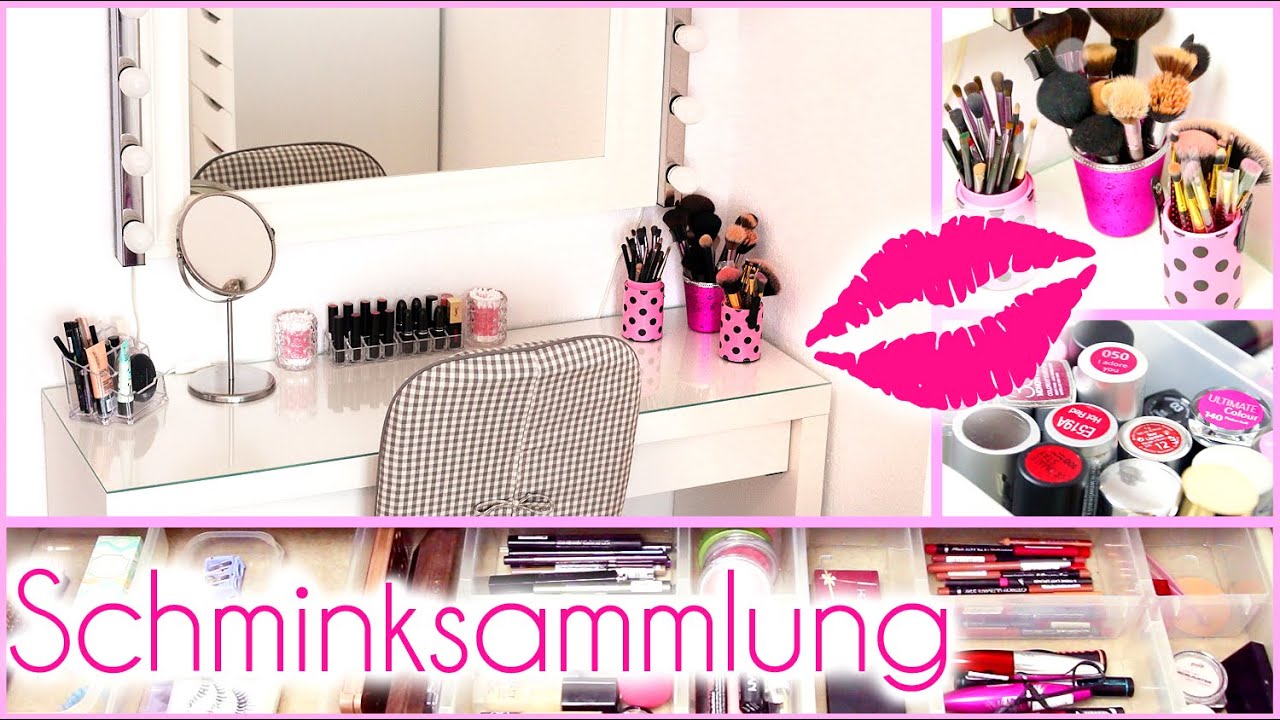 Meine SCHMINKSAMMLUNG & AUFBEWAHRUNG 2015