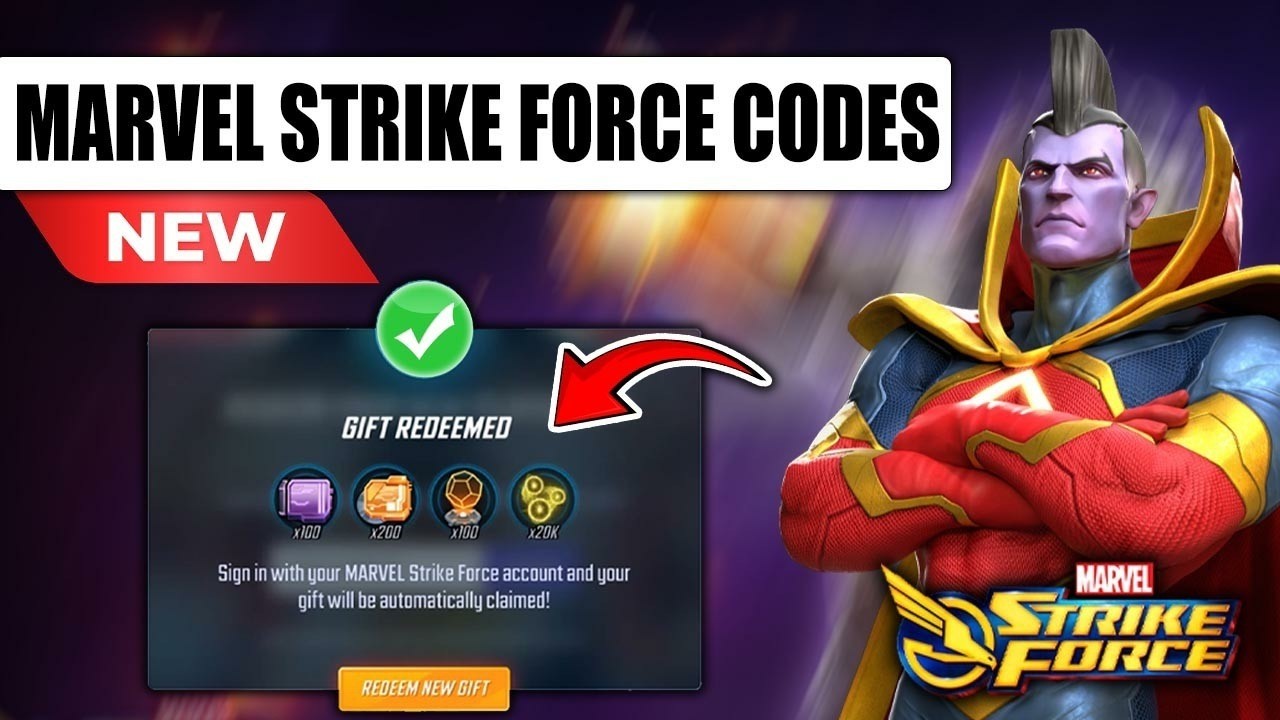 NEW CODES MARVEL STRIKE FORCE 2026 🎁 REDEEM FOR EXCLUSIVE ITEMS