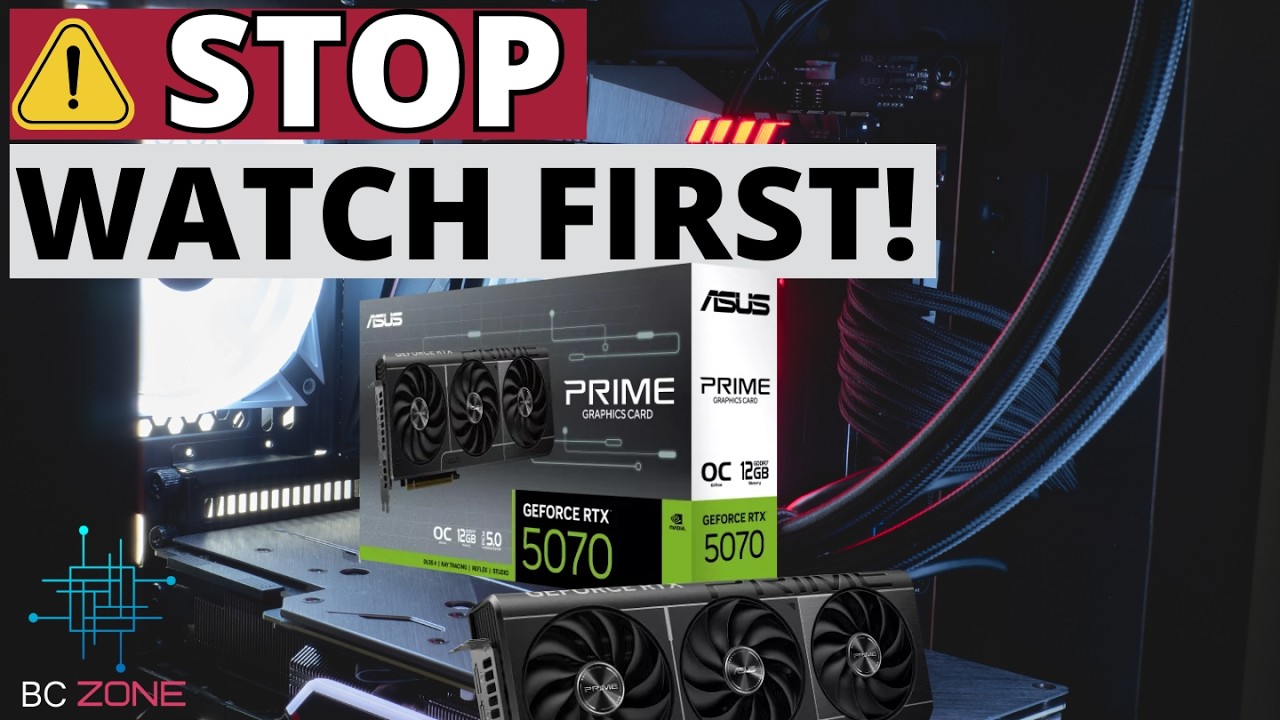 Обзор видеокарты ASUS Prime GeForce RTX 5070 OC Edition 12GB — стоит ли её покупать?