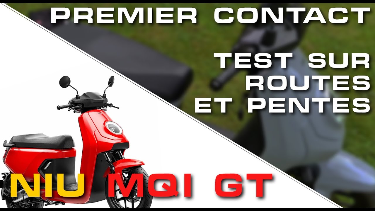 NIU MQI GT : Scooter électrique 50 cm3, test sur routes et pentes