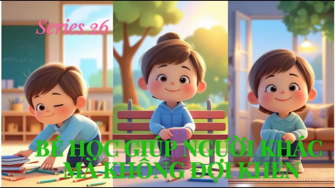 SERIES 26 BÉ HỌC GIÚP NGƯỜI KHÁC MÀ KHÔNG ĐỢI KHEN | Truyện thiếu nhi cảm động