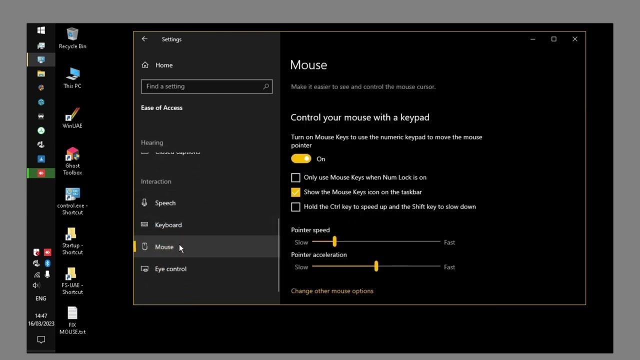 How to enable the mouse cursor in games with no mouse plugged in... Joy2Key, Joysticks only setup!