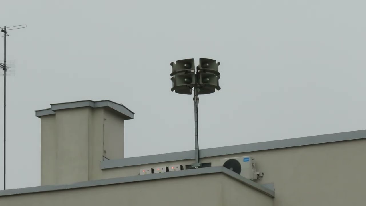 Teho-Ulvo D1200 siren test - 1.12.2025 at Armila school, Lappeenranta, Finland
