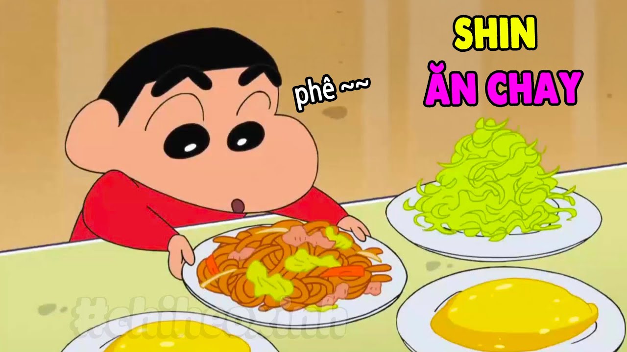 1 Tiếng Ăn Cơm Siêu Tổng Hợp Shin #6 - Cấm Cười Khi Ăn | Shin Cậu Bé Bút Chì Lồng Tiếng