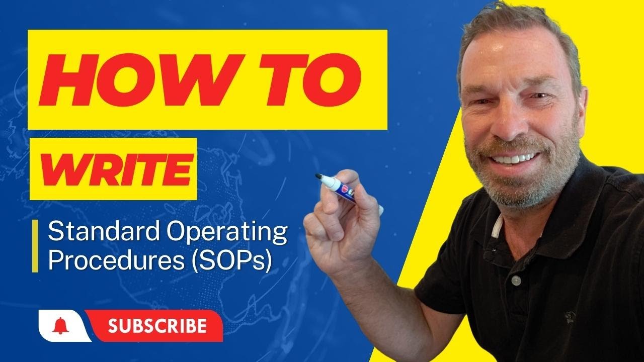 HOW TO Write Standard Operating Procedures | SOPs For Your Small Business