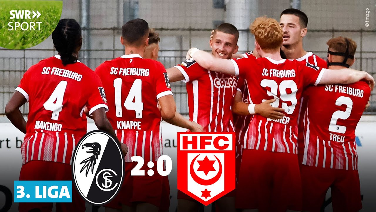 3. Liga: Zweimal Rot - Freiburg II gewinnt 2:0 gegen Halle | SWR Sport