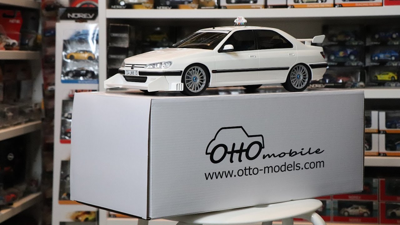 Peugeot 406 Taxi - Voici la miniature géante par OttOmobile au 1/12 !