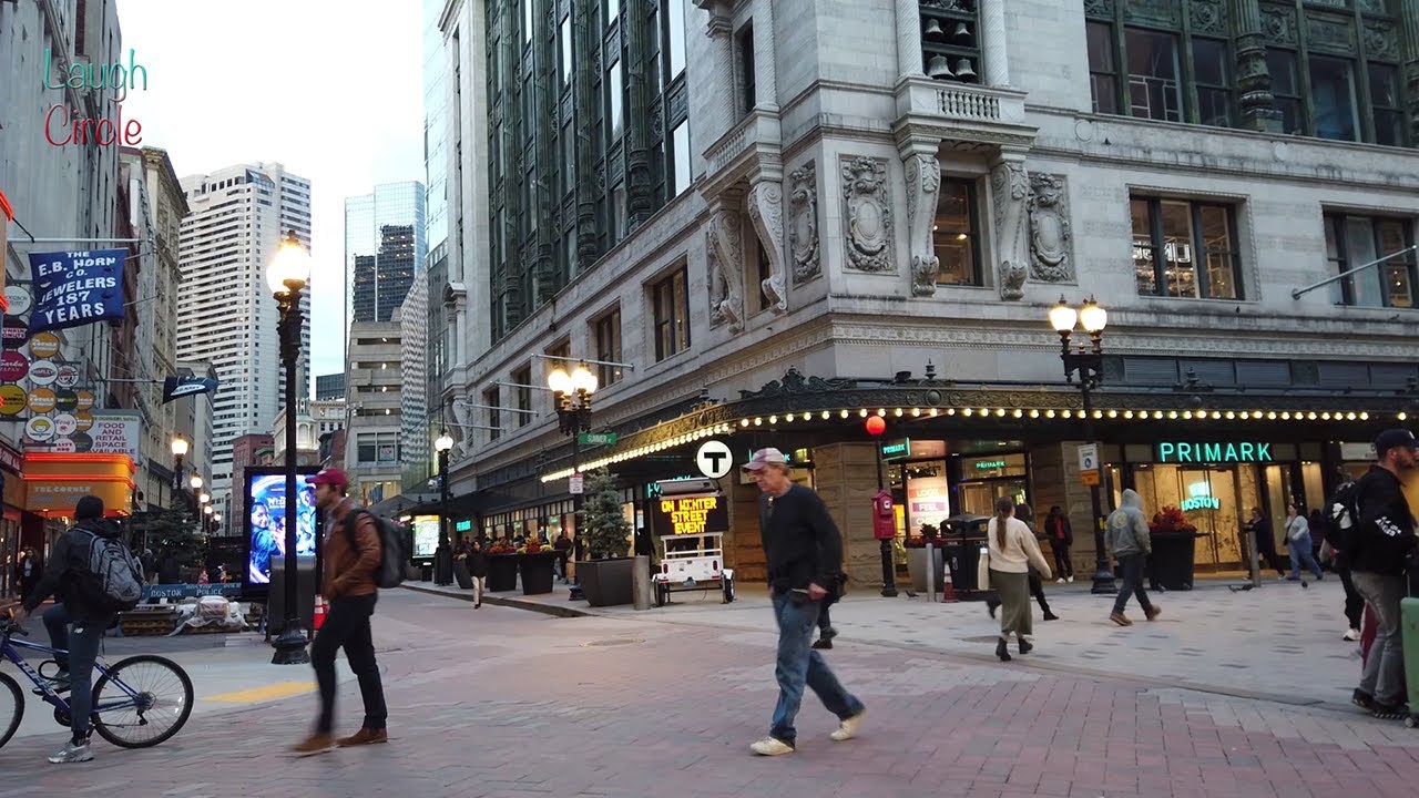 Downtown Boston, Massachusetts, USA | Walking Tour