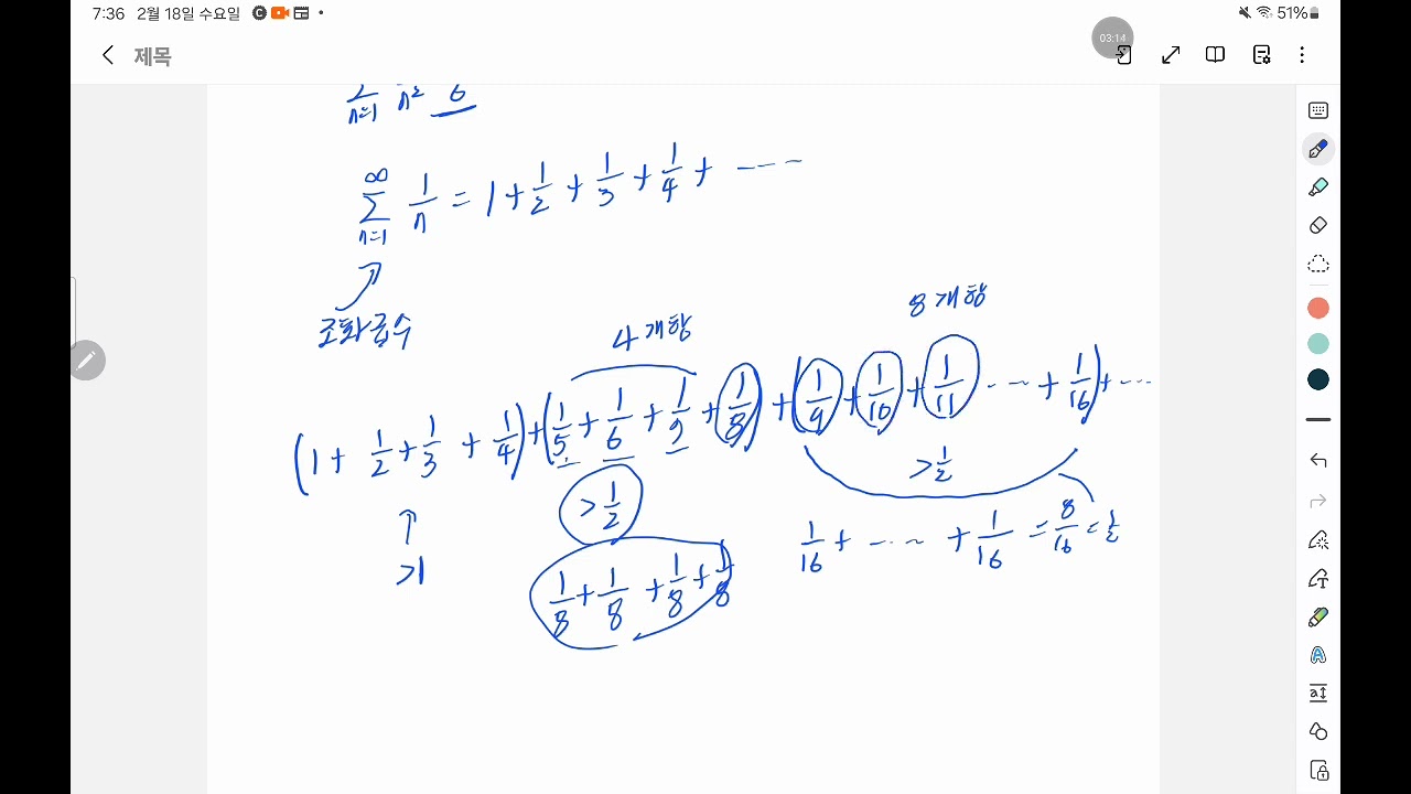 조화급수