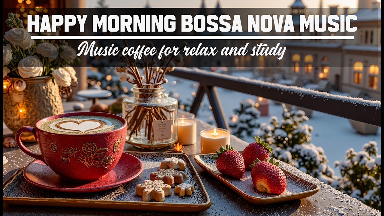 Winter Morning Jazz Café ☕ Happy Bossa Nova Music for Focus & Relaxation | Work