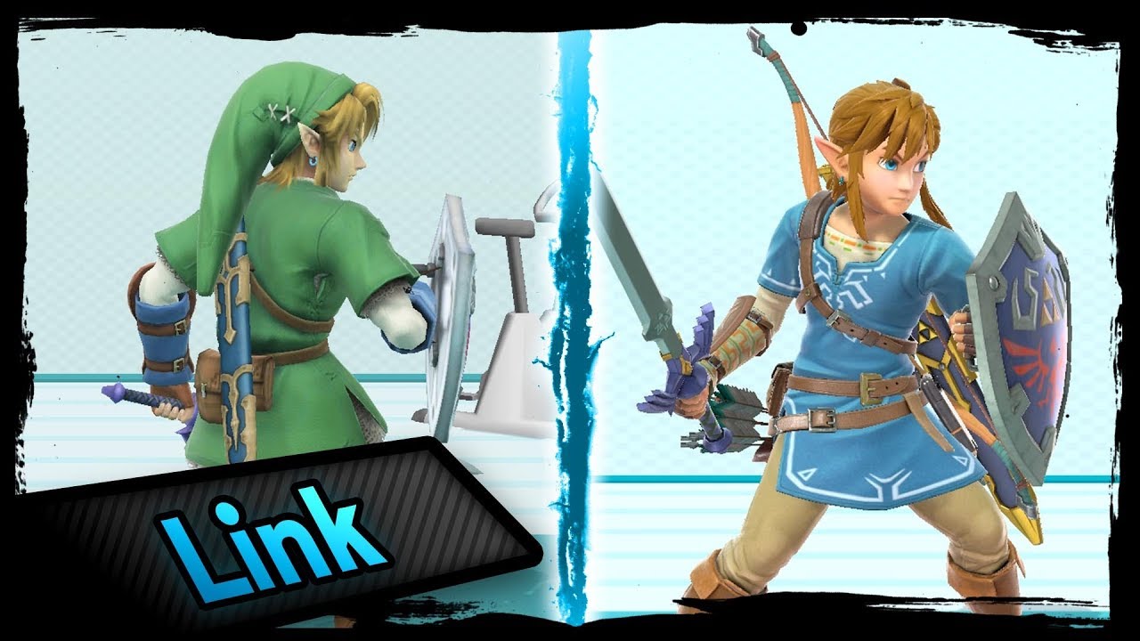 Moveset Animation Comparison | LINK