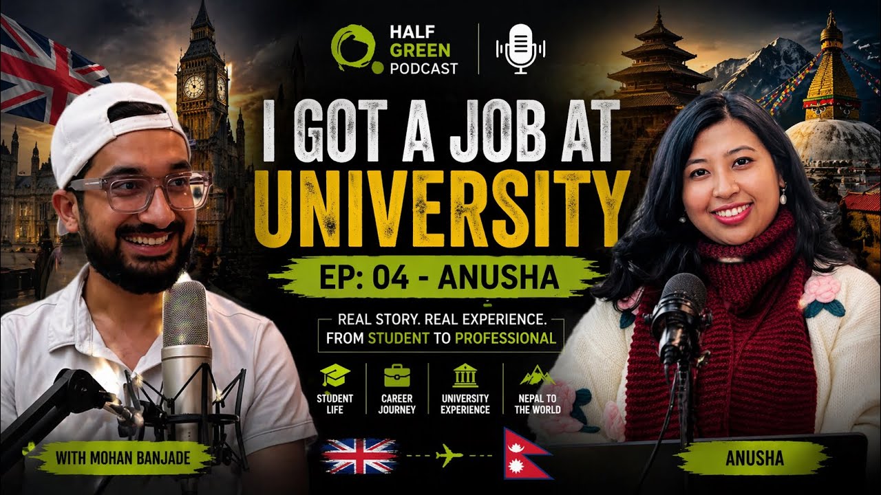 I Got a Job at University | A Journey from Nepal to UK | UIUX Design