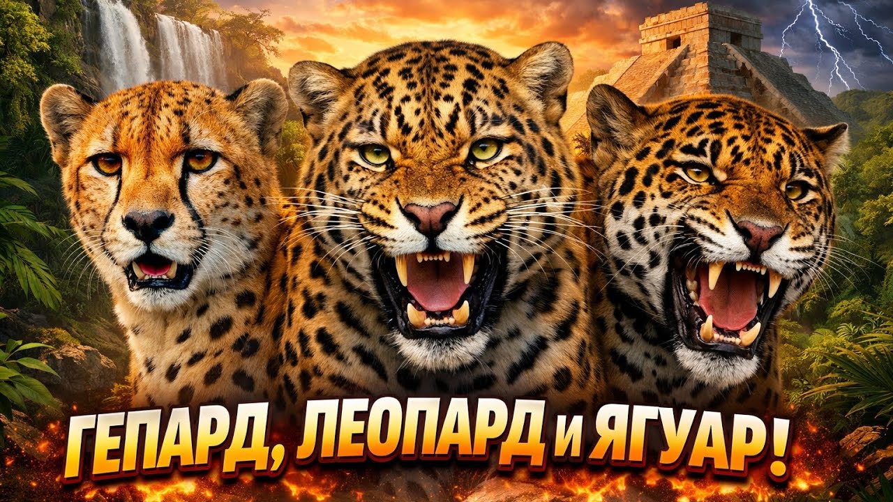 История про зверя #1 Гепард, Леопард,Ягуар 