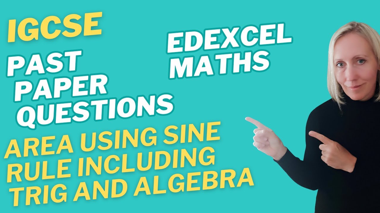 Sine Rule - SOHCAHTOA - ALGEBRA - past paper question