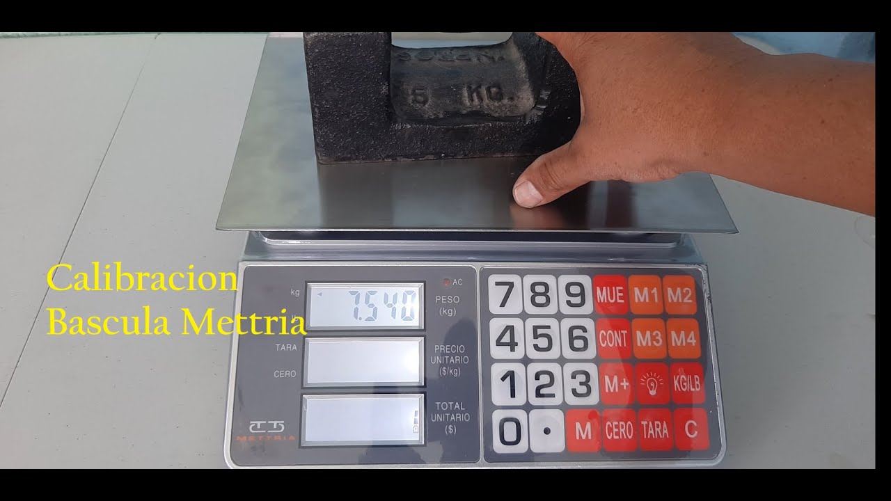 Calibración/Ajuste Bascula Mettria Usb lite | Modo Fácil