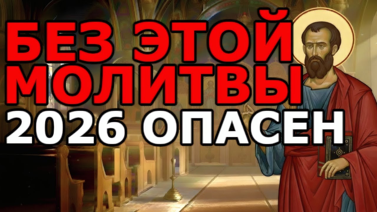 НЕ ВХОДИ В 2026 БЕЗ ЭТОЙ МОЛИТВЫ