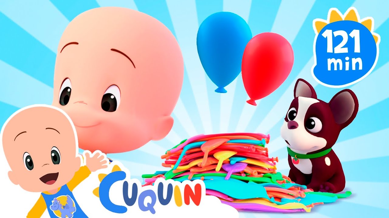 Cuquin's Balloons: learn colors and more 🎈| videos & cartoons for babies