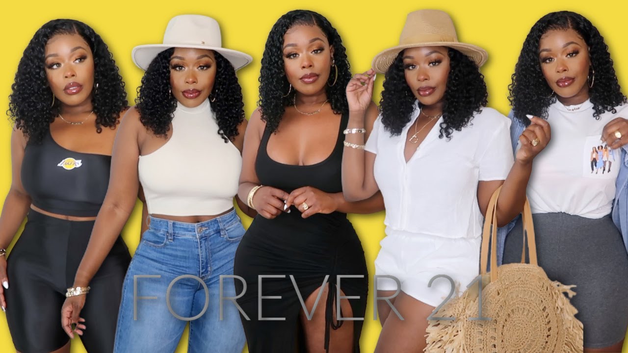 Huge Affordable $500 Forever21 Summer Try-on haul! Bomb Dresses, Biker Shorts, Vacation sets & MORE