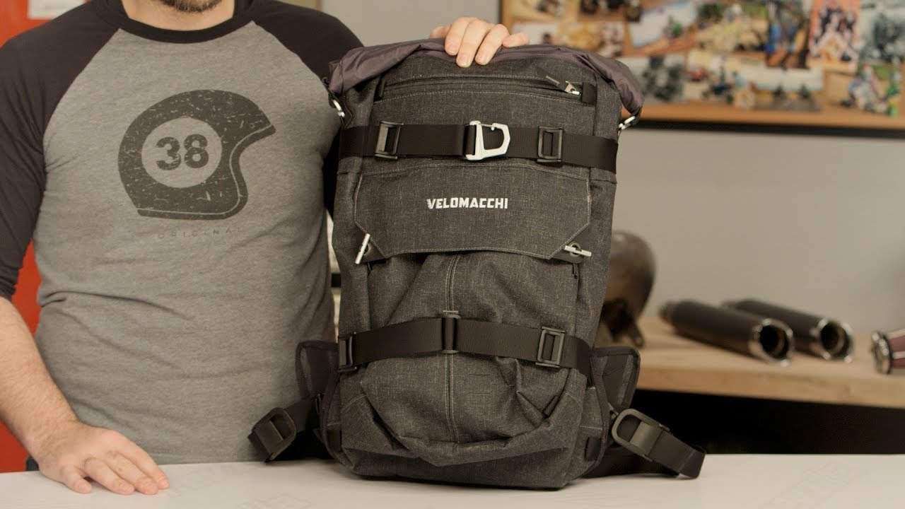 Velomacchi 40L Roll-Top Backpack Review at RevZilla.com