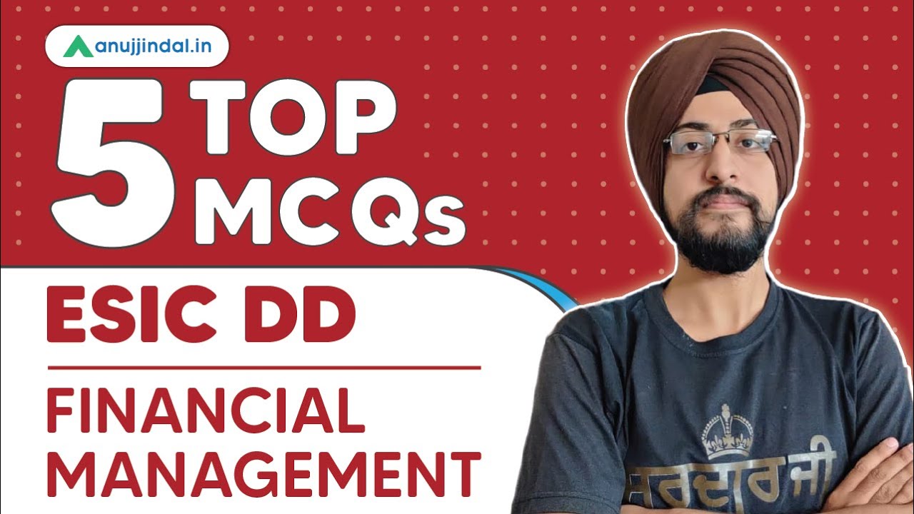 ESIC Deputy Director | Inventory Management | Financial Management | Harneet Sir