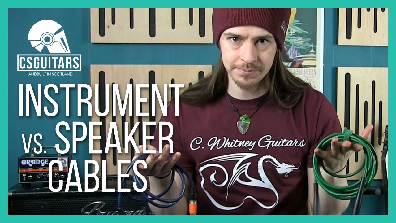 Instrument vs Speaker Cables: What's The Difference?